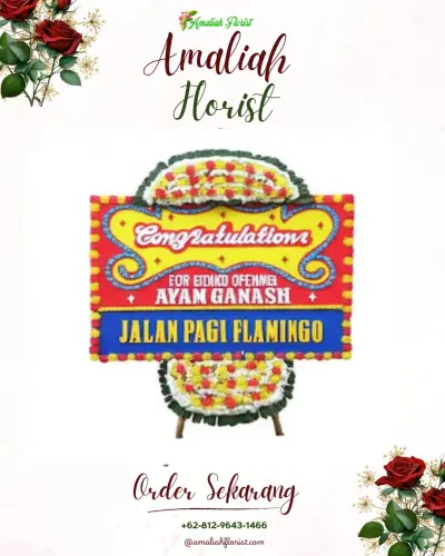 Bunga Papan Congratulation di Sewukan